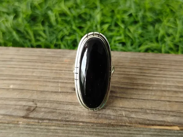 Silver_&_Black_Sterling_Silver_925_Premium_&_Elegant_Boho_Ring_For_Girls_&_Women