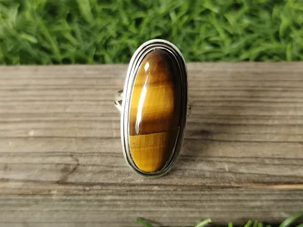 Silver_&_Brown_Sterling_Silver_925_Premium_&_Elegant_Boho_Ring_For_Girls_&_Women