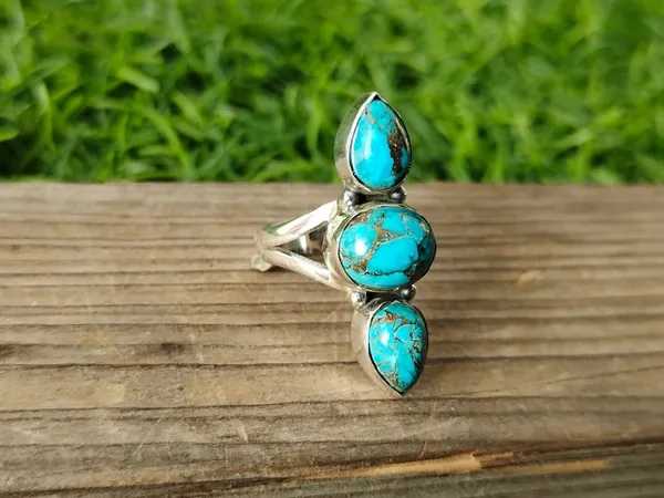 Silver_&_Golden_Sterling_Silver_925_Premium_&_Elegant_Boho_Ring_For_Girls_&_Women