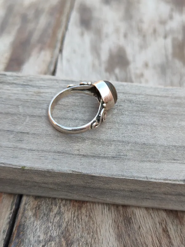 Silver_&_Brown_Sterling_Silver_925_Premium_&_Elegant_Boho_Ring_For_Girls_&_Women