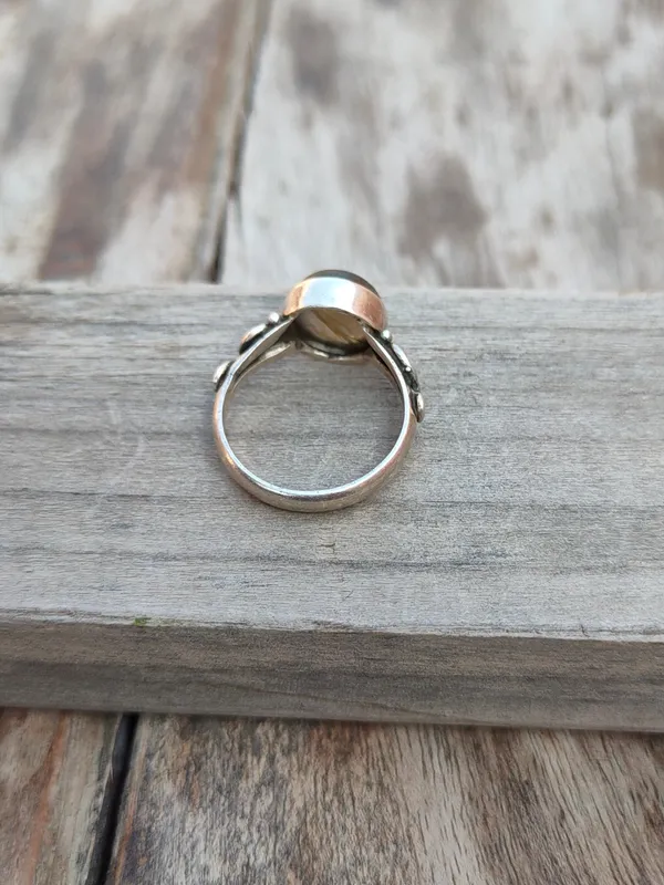 Silver_&_Brown_Sterling_Silver_925_Premium_&_Elegant_Boho_Ring_For_Girls_&_Women