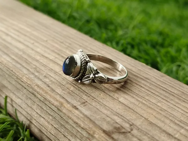 Silver_&_Purple_Sterling_Silver_925_Premium_&_Elegant_Boho_Ring_For_Girls_&_Women