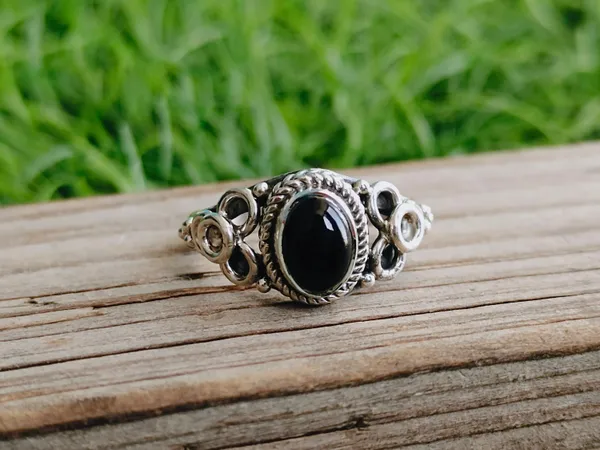 Silver_&_Black_Sterling_Silver_925_Premium_&_Elegant_Boho_Ring_For_Girls_&_Women
