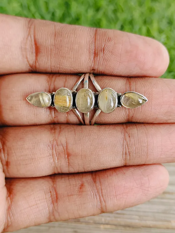 Silver_&_Golden_Sterling_Silver_925_Premium_&_Elegant_Handmade_Ring_For_Girls_&_Women