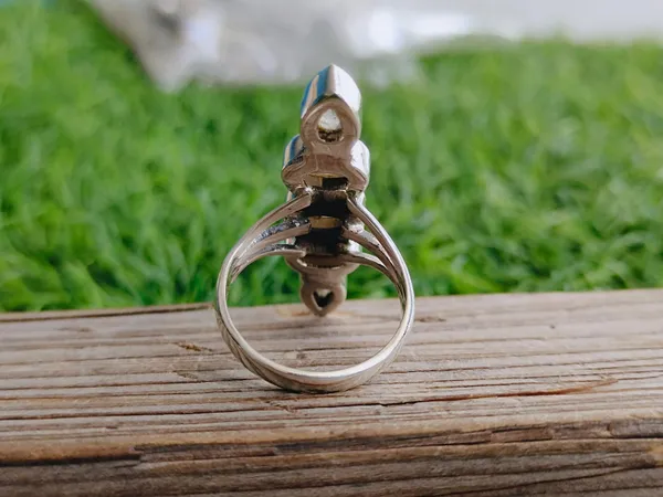 Silver_&_Golden_Sterling_Silver_925_Premium_&_Elegant_Handmade_Ring_For_Girls_&_Women