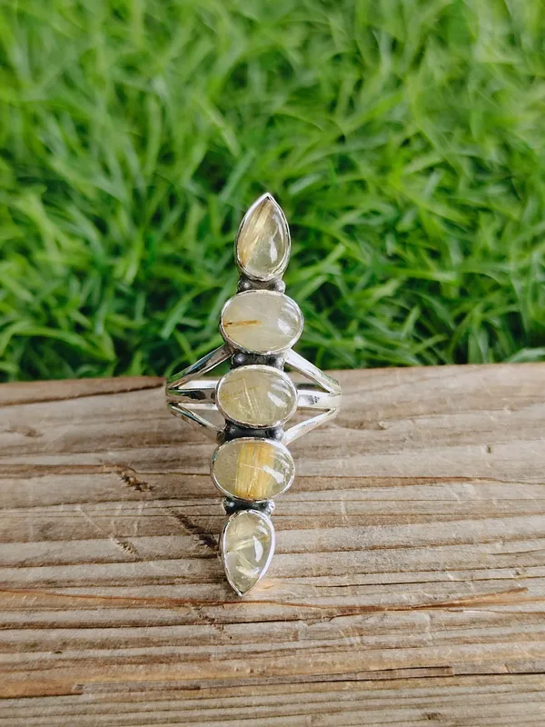 Silver_&_Golden_Sterling_Silver_925_Premium_&_Elegant_Handmade_Ring_For_Girls_&_Women