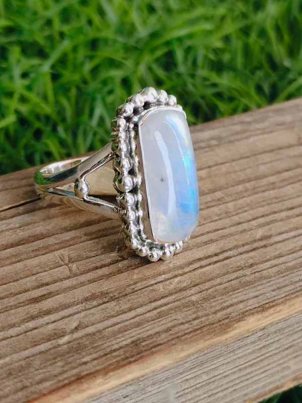 Silver_&_Blue_Sterling_Silver_925_Premium_&_Elegant_Boho_Ring_For_Girls_&_Women