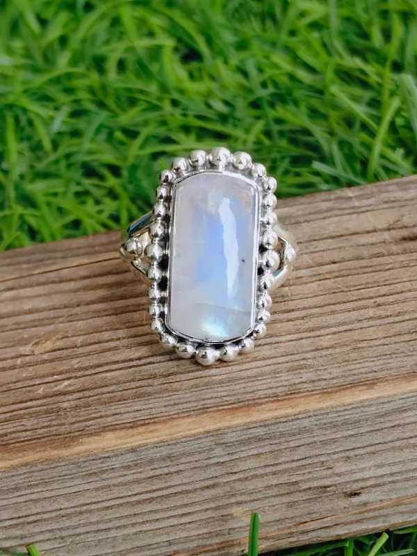 Silver_&_Blue_Sterling_Silver_925_Premium_&_Elegant_Boho_Ring_For_Girls_&_Women