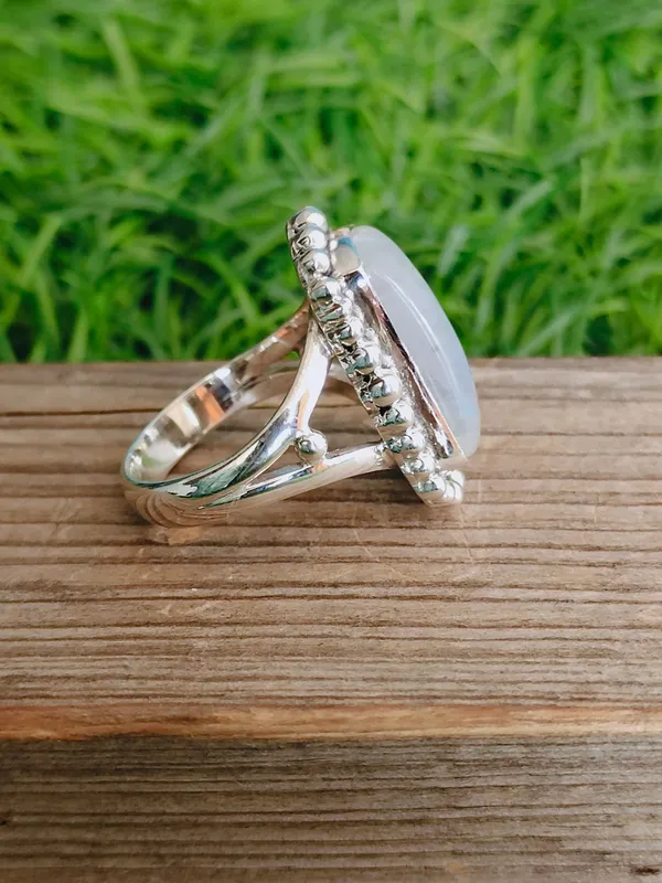 Silver_&_Blue_Sterling_Silver_925_Premium_&_Elegant_Boho_Ring_For_Girls_&_Women
