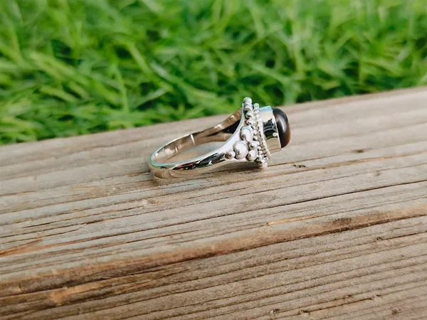 Silver_&_Brown_Sterling_Silver_925_Premium_&_Elegant_Designer_Ring_For_Girls_&_Women
