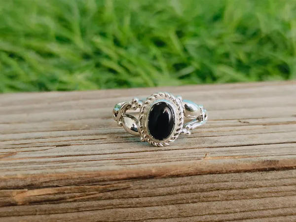 Silver_&_Black_Sterling_Silver_925_Premium_&_Elegant_Boho_Ring_For_Girls_&_Women