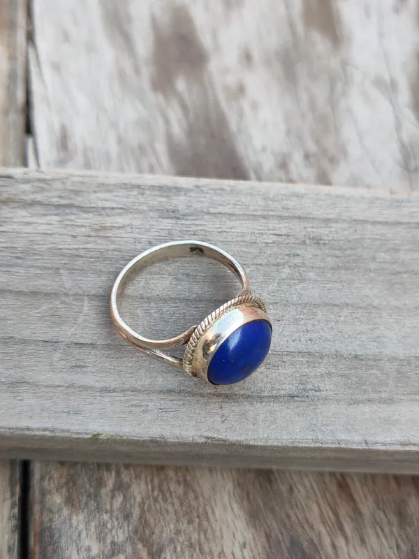 Silver_&_Blue_Sterling_Silver_925_Premium_&_Elegant_Boho_Ring_For_Girls_&_Women