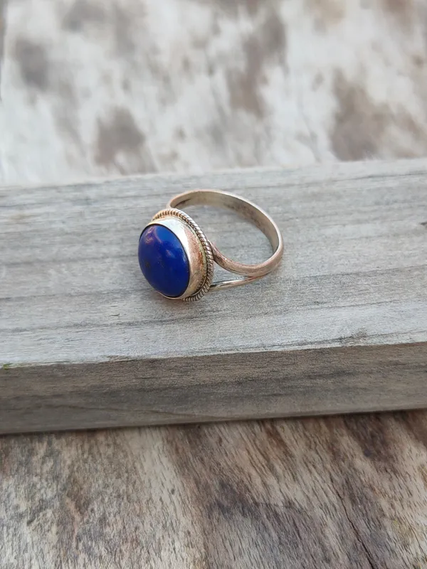 Silver_&_Blue_Sterling_Silver_925_Premium_&_Elegant_Boho_Ring_For_Girls_&_Women