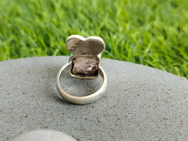Silver_&_Pink_Sterling_Silver_925_Premium_&_Elegant_Boho_Ring_For_Girls_&_Women