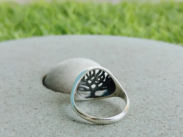 Silver_&_Silver_Sterling_Silver_925_Premium_&_Elegant_Boho_Ring_For_Girls_&_Women