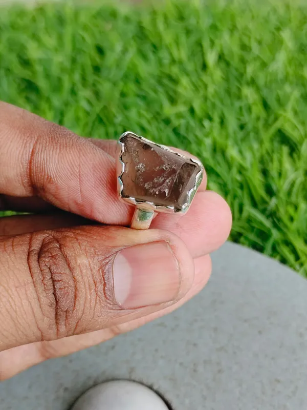 Silver_&_Brown_Sterling_Silver_925_Premium_&_Elegant_Boho_Ring_For_Girls_&_Women