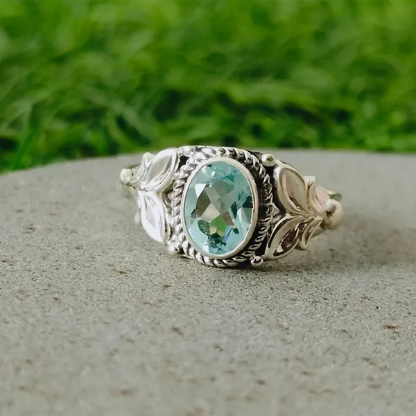 Silver_&_Blue_Sterling_Silver_925_Premium_&_Elegant_Boho_Ring_For_Girls_&_Women