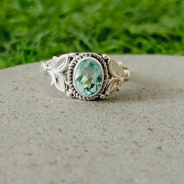 Silver_&_Blue_Sterling_Silver_925_Premium_&_Elegant_Boho_Ring_For_Girls_&_Women