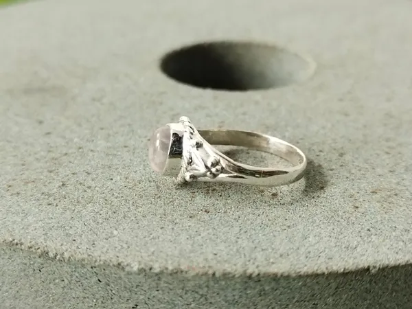 Silver_&_Pink_Sterling_Silver_925_Premium_&_Elegant_Boho_Ring_For_Girls_&_Women