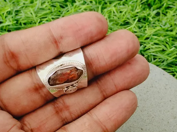Silver_&_Red_Sterling_Silver_925_Premium_&_Elegant_Boho_Ring_For_Girls_&_Women