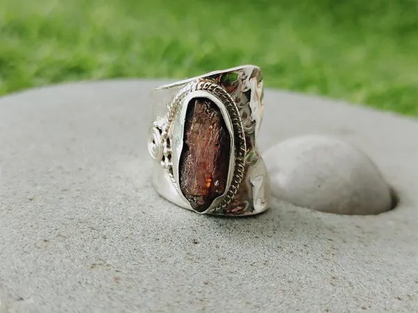 Silver_&_Red_Sterling_Silver_925_Premium_&_Elegant_Boho_Ring_For_Girls_&_Women