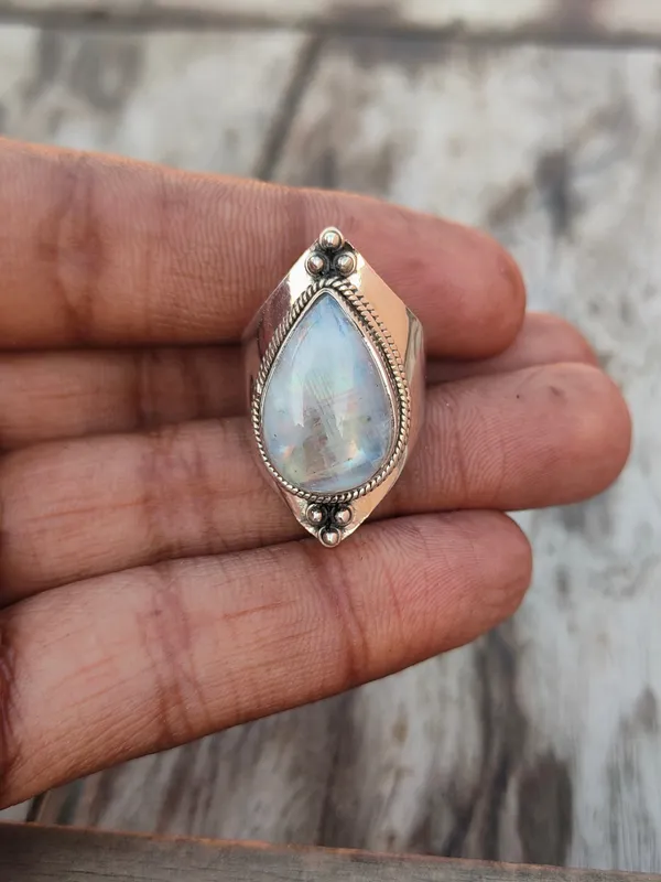 Silver_&_Multicolor_Sterling_Silver_925_Premium_&_Elegant_Boho_Ring_For_Girls_&_Women