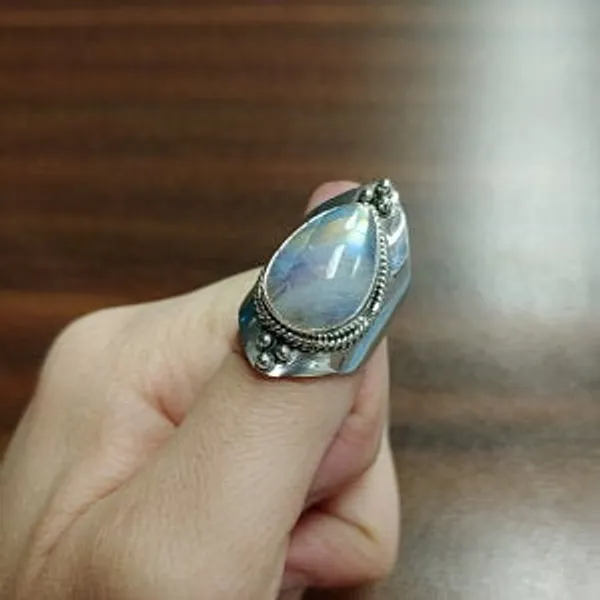 Silver_&_Multicolor_Sterling_Silver_925_Premium_&_Elegant_Boho_Ring_For_Girls_&_Women