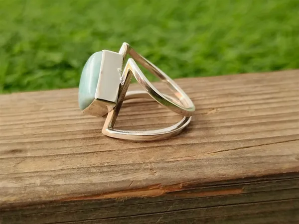 Silver_&_Blue_Sterling_Silver_925_Premium_&_Elegant_Designer_Ring_For_Girls_&_Women