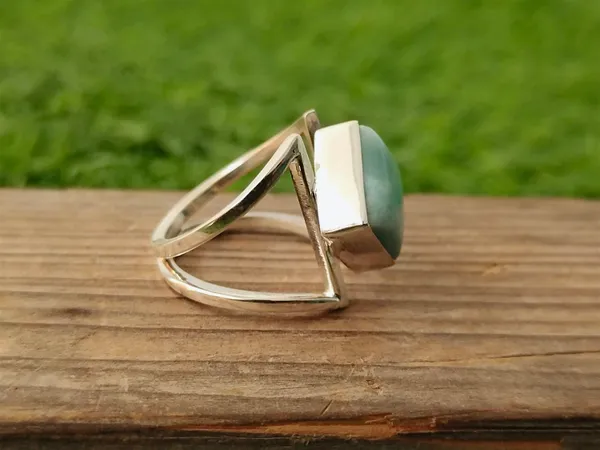 Silver_&_Blue_Sterling_Silver_925_Premium_&_Elegant_Designer_Ring_For_Girls_&_Women