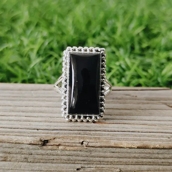 Silver_&_Black_Sterling_Silver_925_Premium_&_Elegant_Boho_Ring_For_Girls_&_Women