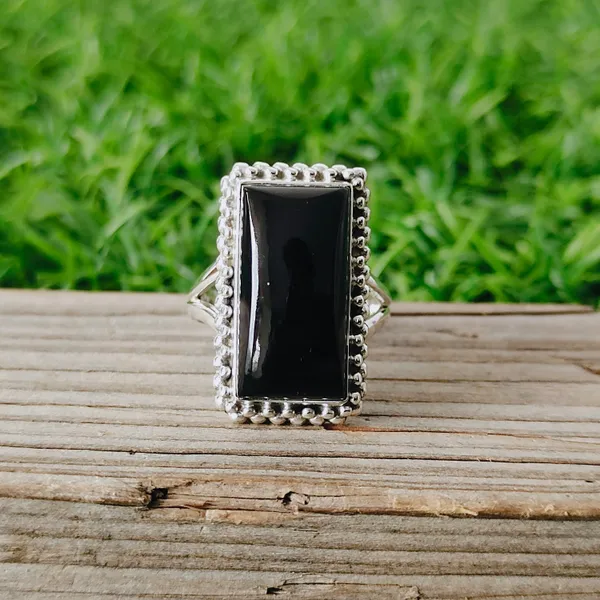 Silver_&_Black_Sterling_Silver_925_Premium_&_Elegant_Boho_Ring_For_Girls_&_Women