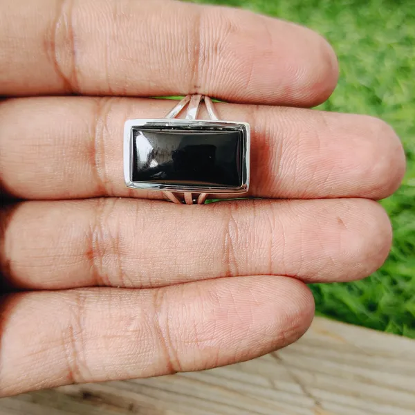 Silver_&_Black_Sterling_Silver_925_Premium_&_Elegant_Boho_Ring_For_Girls_&_Women