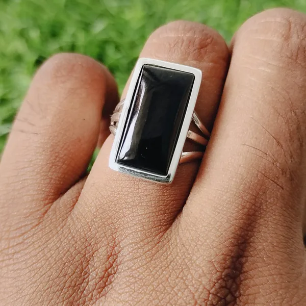 Silver_&_Black_Sterling_Silver_925_Premium_&_Elegant_Boho_Ring_For_Girls_&_Women