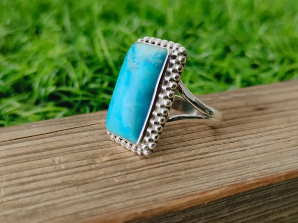 Silver_&_Blue_Sterling_Silver_925_Premium_&_Elegant_Boho_Ring_For_Girls_&_Women