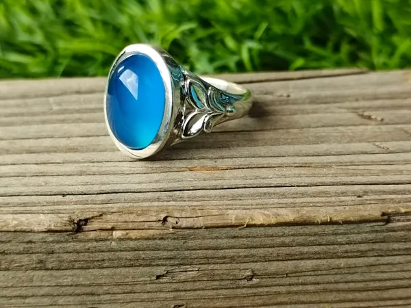 Silver_&_Blue_Sterling_Silver_925_Premium_&_Elegant_Boho_Ring_For_Girls_&_Women