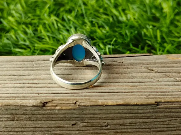 Silver_&_Blue_Sterling_Silver_925_Premium_&_Elegant_Boho_Ring_For_Girls_&_Women