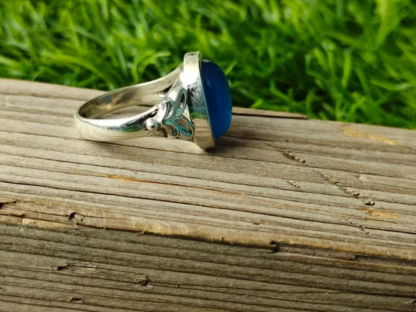 Silver_&_Blue_Sterling_Silver_925_Premium_&_Elegant_Boho_Ring_For_Girls_&_Women