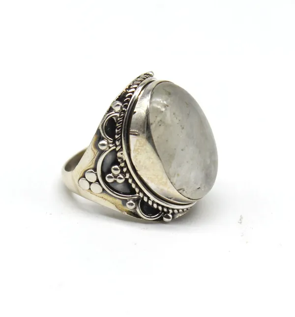 Silver_&_Multicolor_Sterling_Silver_925_Premium_&_Elegant_Boho_Ring_For_Girls_&_Women