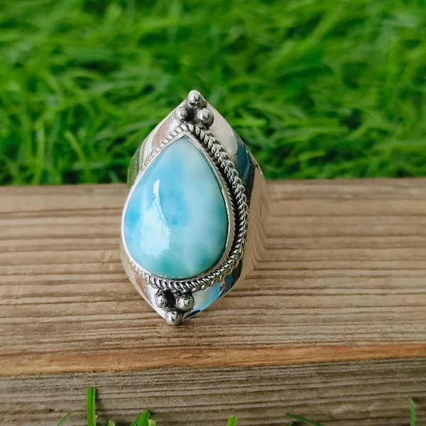 Silver_&_Blue_Sterling_Silver_925_Premium_&_Elegant_Designer_Ring_For_Girls_&_Women