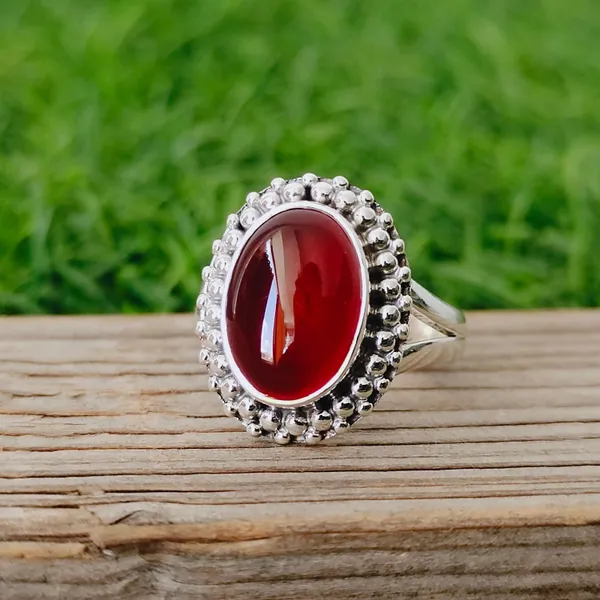 Silver_&_Red_Sterling_Silver_925_Premium_&_Elegant_Boho_Ring_For_Girls_&_Women
