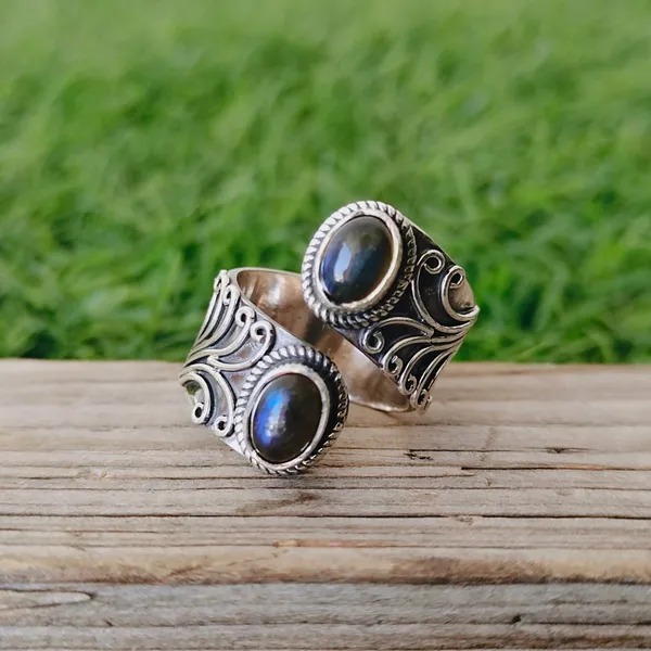 Silver_&_Blue_Sterling_Silver_925_Premium_&_Elegant_Designer_Ring_For_Girls_&_Women