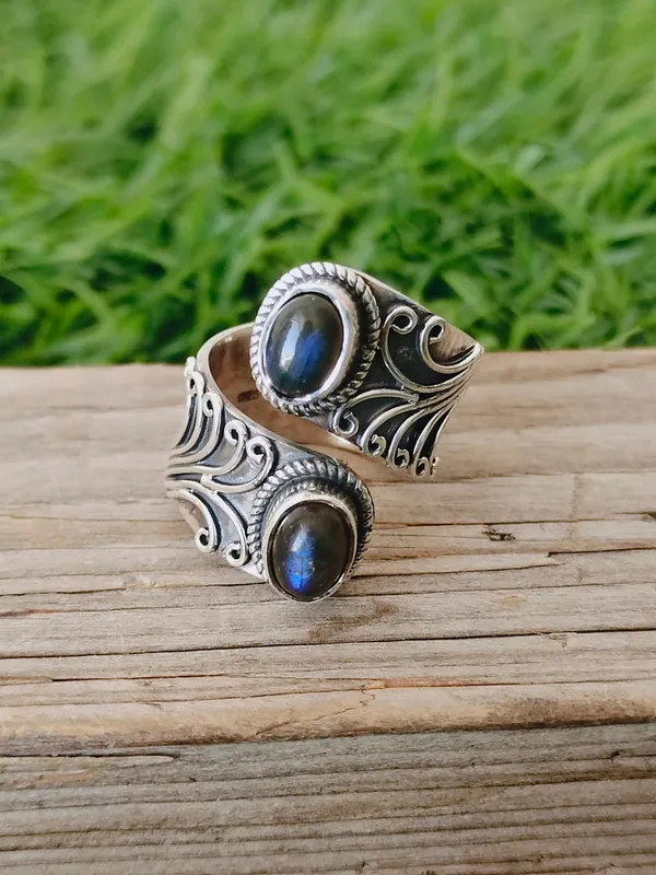 Silver_&_Blue_Sterling_Silver_925_Premium_&_Elegant_Designer_Ring_For_Girls_&_Women