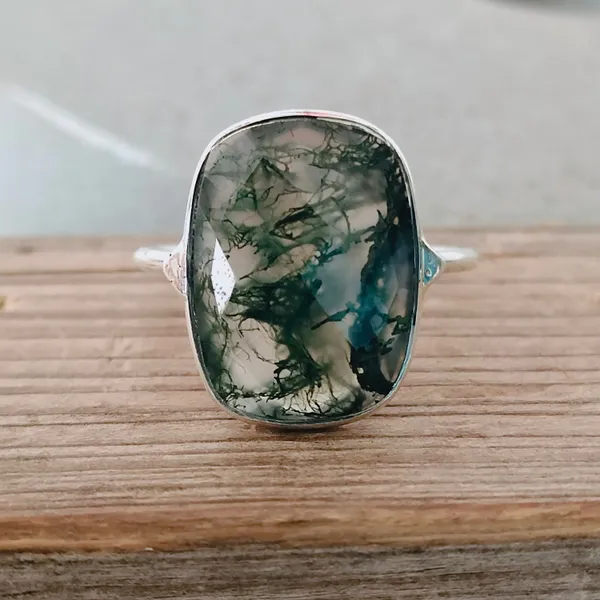 Silver_&_Green_Sterling_Silver_925_Premium_&_Elegant_Boho_Ring_For_Girls_&_Women