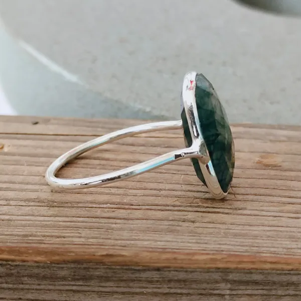 Silver_&_Green_Sterling_Silver_925_Premium_&_Elegant_Boho_Ring_For_Girls_&_Women