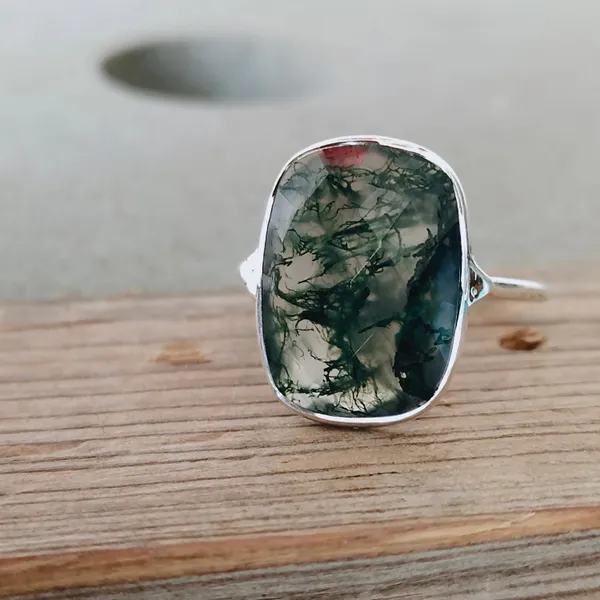 Silver_&_Green_Sterling_Silver_925_Premium_&_Elegant_Boho_Ring_For_Girls_&_Women