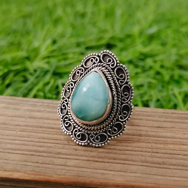 Silver_&_Grey_Sterling_Silver_925_Premium_&_Elegant_Boho_Ring_For_Girls_&_Women