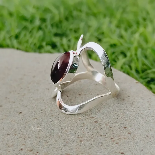 Silver_&_Purple_Sterling_Silver_925_Premium_&_Elegant_Boho_Ring_For_Girls_&_Women