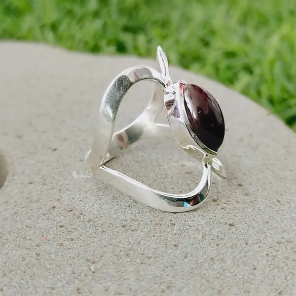 Silver_&_Purple_Sterling_Silver_925_Premium_&_Elegant_Boho_Ring_For_Girls_&_Women