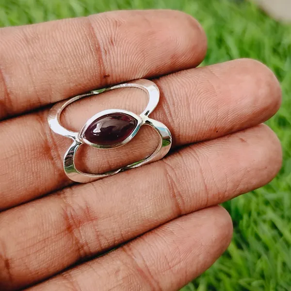 Silver_&_Purple_Sterling_Silver_925_Premium_&_Elegant_Boho_Ring_For_Girls_&_Women