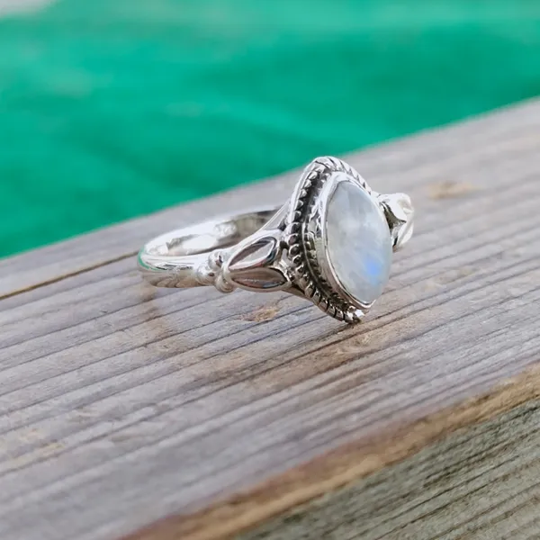 Silver_&_White_With_Blue_Sterling_Silver_925_Premium_&_Elegant_Boho_Ring_For_Girls_&_Women